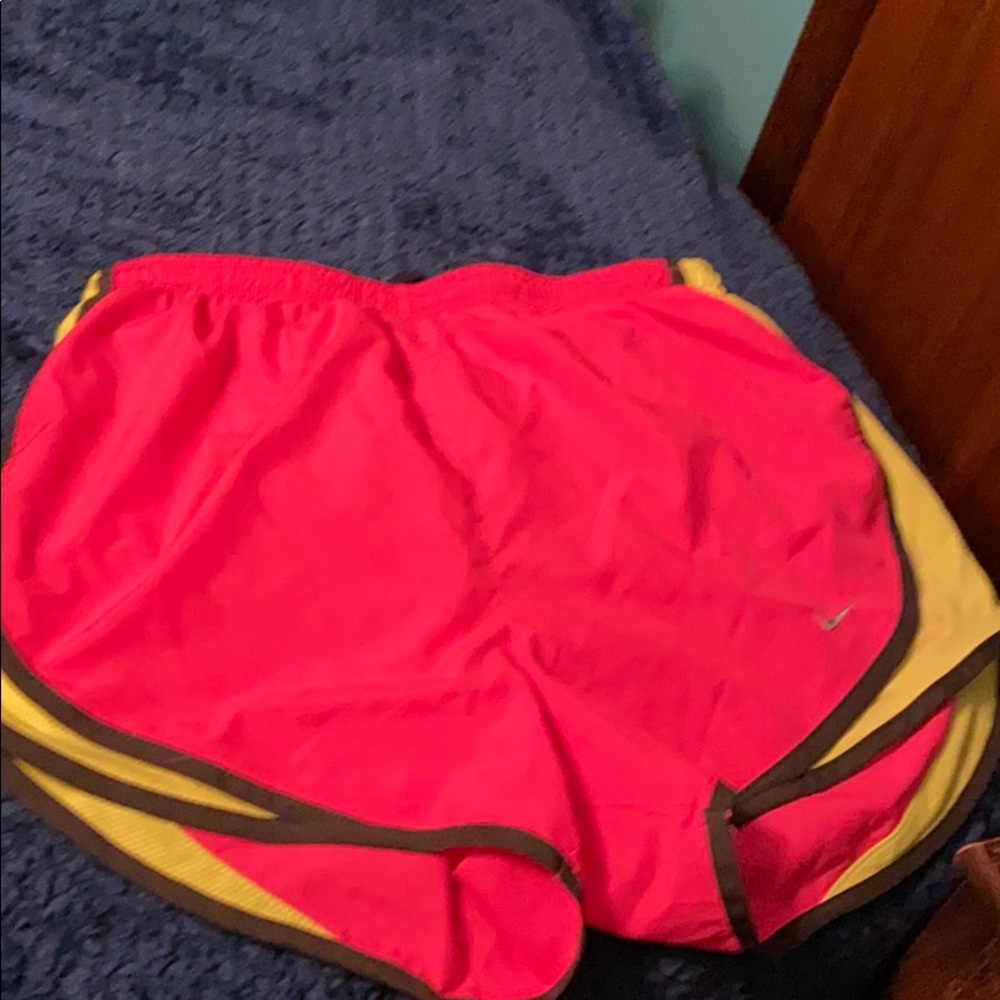 Pink Nike shorts